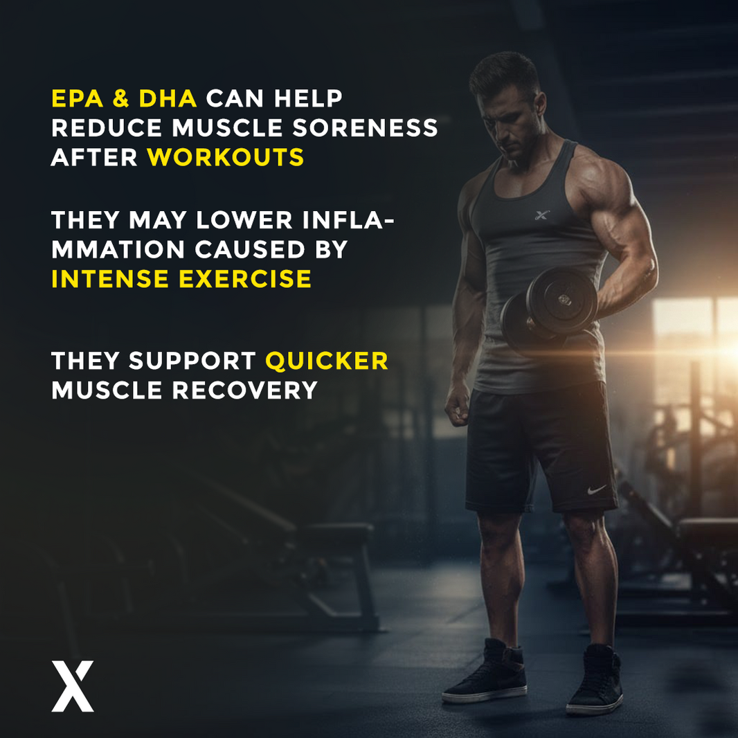 XTYMN 5X Strength Ultra Pure Omega 3 Fish Oil 2000mg | With Vitamin D3, Vitamin K2 MK7, CoQ10 & Astaxanthin | Supports Heart, Brain, Joint, Bone & Immune Health | 60 Softgels