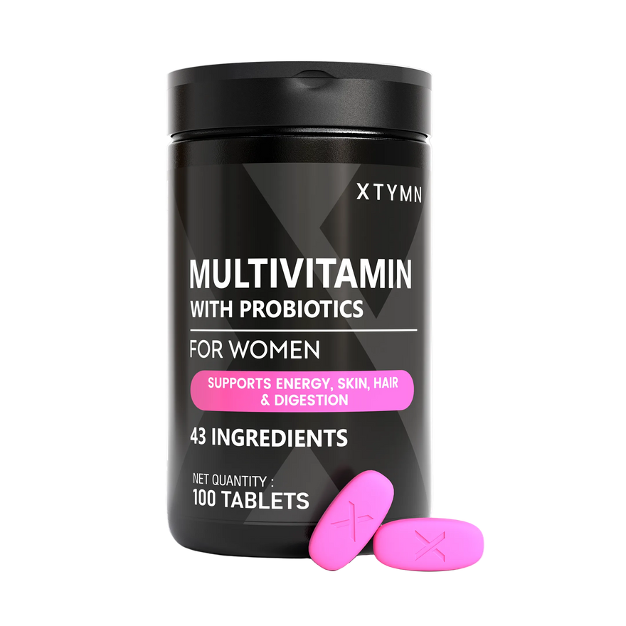 XTYMN Multivitamin with Probiotics for Women (100 Tablets)